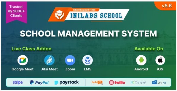 Inilabs School Express : School Management System - nulled Free Download